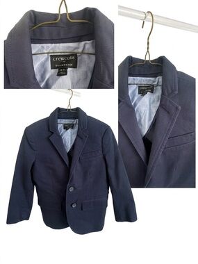 Crewcuts Navy Boys' Two-Button Blazer